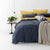 Park Avenue European Vintage Cotton Quilt Cover Set Blue