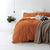 Park Avenue European Vintage Cotton Quilt Cover Set Auburn