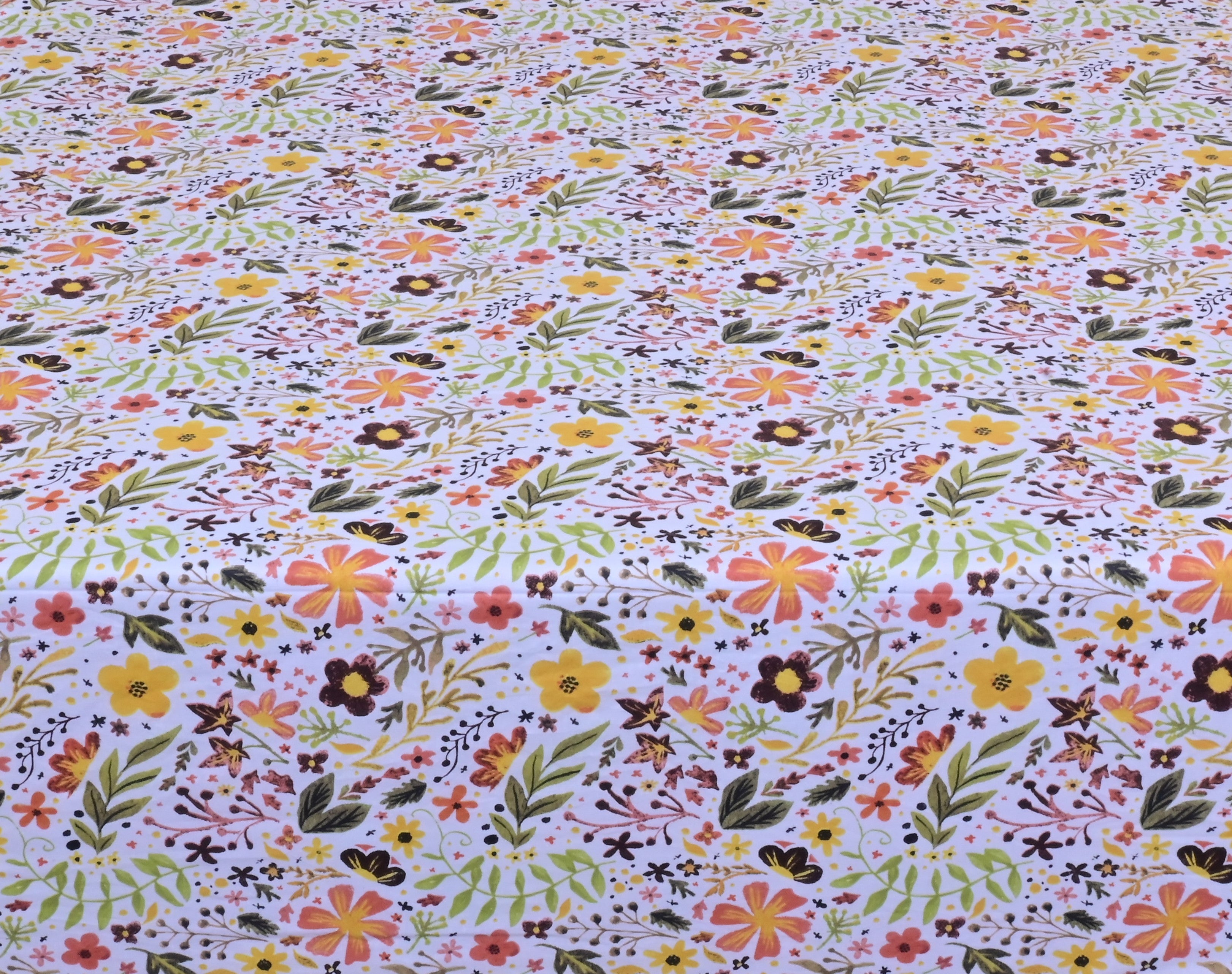 Linen Home Blossom Multi Floral Bed Sheet