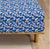 Blue And Multi Floral Print Bed Sheet