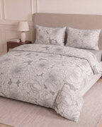 ICF Cotton Bloom Floral Duvet Set – Soft, Breathable, and Beautifully Detailed