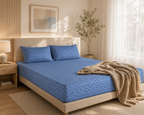 Baltic Pure Cotton Fitted Bed Sheet Combo