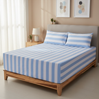 Hamptons Pure Cotton Fitted Sheet Combo