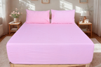 Petal PinStripe Pure Cotton Fitted Sheet Combo