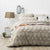 Park Avenue Medallion Vintage Tufted Quilt Cover Stone