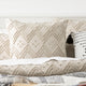 Park Avenue Medallion Vintage Tufted Quilt Cover Stone