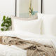 Renee Taylor Cavallo Linen Quilt cover White