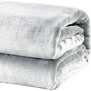 Renee Taylor Mink Blanket Acrylic Queen/King Dove