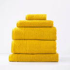 Quick Dry Aireys 650 GSM Soft Zero Twist Towel Set yellow Spice Mustard quick dry bath towels-pink bath towels-best bath towels australia-bath towels-bath towels on sale-luxury bath towels-colourful bath towels- bath towel sets-bath towel set-afterpay-free shipping-free post-australia- new Zealand.