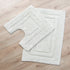 Renee Taylor Bath Mat 2 Piece Tufted Bath Mat set Vapour