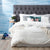 Renee Taylor Solana Washed Cotton Textured Quilt set  White