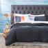 Renee Taylor Solana Washed Cotton Textured Quilt set Blue