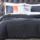 Renee Taylor Solana Washed Cotton Textured Quilt set Blue