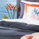 Renee Taylor Solana Washed Cotton Textured Quilt set Blue