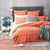 Renee Taylor Hudson vintage Cotton Chenille Quilt cover Paprika