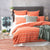 Renee Taylor Hudson vintage Cotton Chenille Quilt cover Paprika