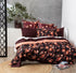 Renee Taylor 300 TC Cotton Quilt cover Set Florence Plum