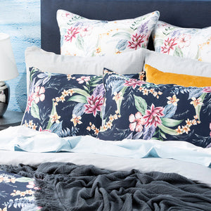 Renee Taylor Sophie Quilt cover set 300 Thread Count Cotton Reversible
