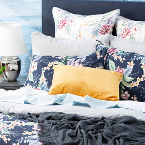 Renee Taylor Sophie Quilt cover set 300 Thread Count Cotton Reversible
