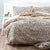 Park Avenue Snow Leopard Flannelette Quilt Cover set