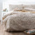 Park Avenue Snow Leopard Flannelette Quilt Cover set