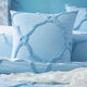 Renee Taylor Moroccan Quilt Cover Tufted Cotton Chenille Set Sky
