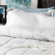 Ddecor Home Binary Comforter sets Cotton Jacquard White