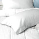 Ddecor Home Binary Comforter sets Cotton Jacquard White