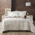 Ddecor Home Damask Comforter sets Cotton Jacquard White