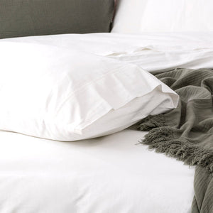 Park Avenue Bamboo Quilt Cover set 500 Thread count White