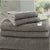 Renee Taylor Cobblestone Ribbed Towels Platinum