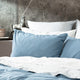 Renee Taylor Essentials Vintage Reversible Quilt Cover Blue
