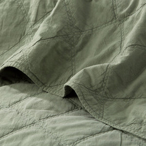 Renee Taylor Attwood Quilted Coverlet Fern
