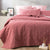 Renee Taylor Attwood Quilted Coverlet Rose