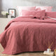 Renee Taylor Attwood Quilted Coverlet Rose