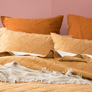 Renee Taylor Attwood Quilted Coverlet Wood