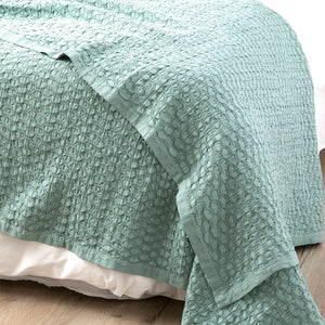 Renee Taylor Waffle Blanket Lexico Sage