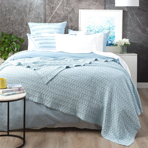 Renee Taylor Waffle Blanket Lexico Sky