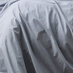 Renee Taylor Quilt Cover Helena Stone washed Set Dusty Blue