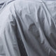 Renee Taylor Quilt Cover Helena Stone washed Set Dusty Blue
