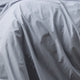Renee Taylor Quilt Cover Helena Stone washed Set Dusty Blue