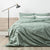 Renee Taylor Quilt Cover Helena Stone washed Set Cactus