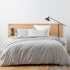 Renee Taylor Chambray Cotton Quilt cover Set Castlerock