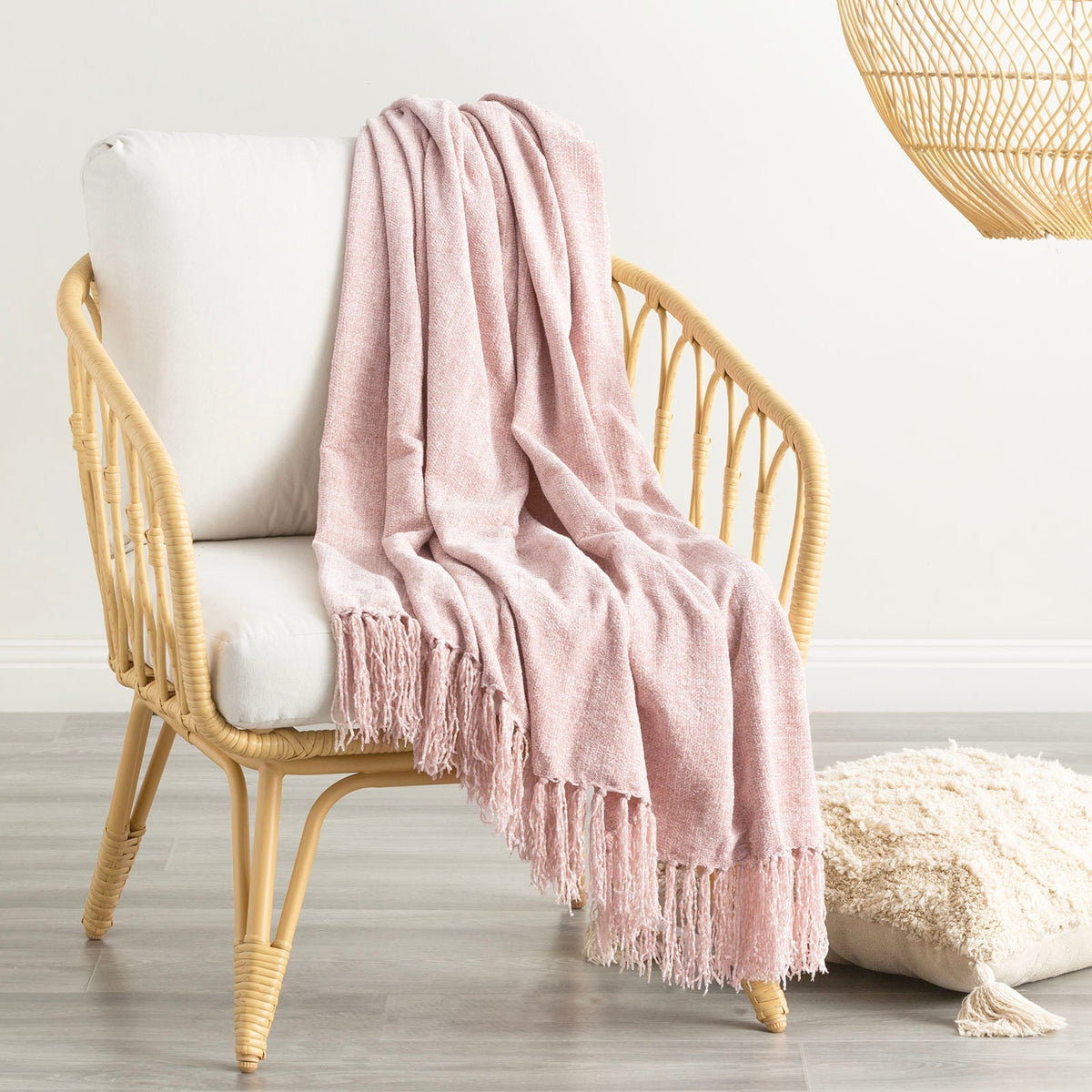 Renee Taylor Throw Polyester Chenille Newland Lotus