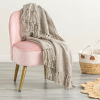 Renee Taylor Throw Acrylic Crystal Silver
