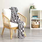 Renee Taylor Throw Vinatge washed Textured Cotton Atlantic Ash