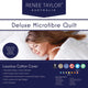 Renee Taylor Deluxe Quilt With Cotton Cover Premium Microfiber Filling