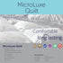 Renee Taylor Microluxe Down Alternate Quilt With Premium Microfiber Filling