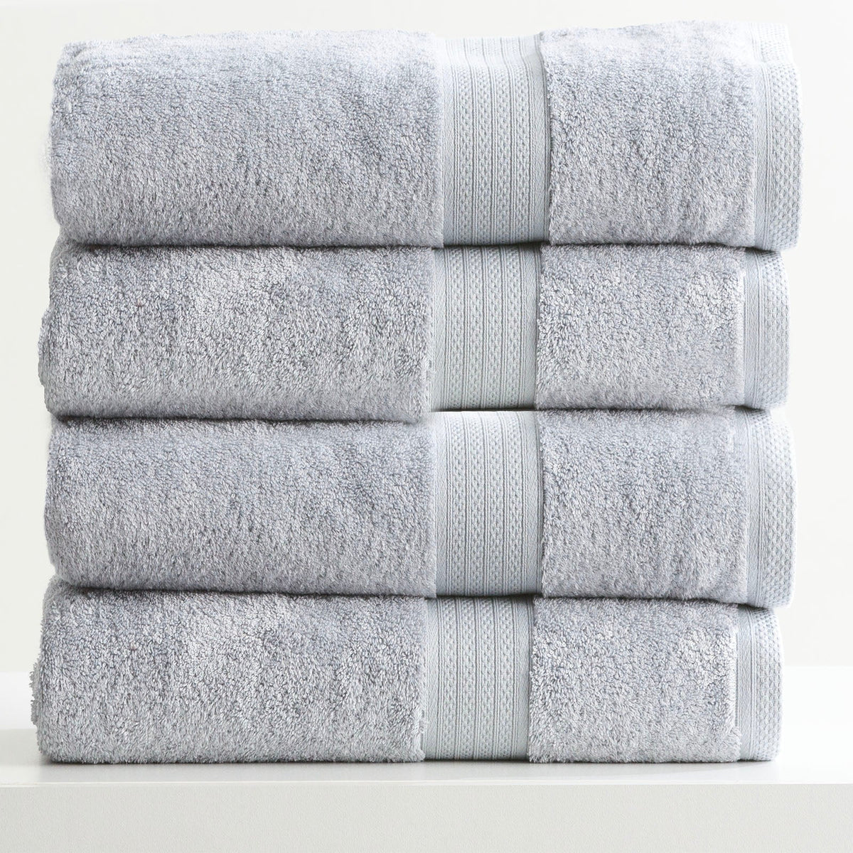 Renee Taylor Stella Bamboo Towel Sets Silver