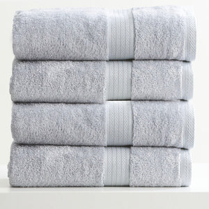 Renee Taylor Stella Bamboo Towel Sets Silver